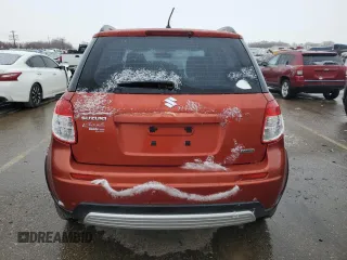 2009 Suzuki SX4 with VIN JS2YB413495103036, listed as a Copart auction lot 45547875 with 135,090 mi miles and Salvage Title. Bid and sale history available at carsss.com. Image 6.