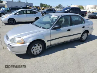 1997 Honda Civic LX z VIN 2HGEJ667XVH538722, wystawiony jako Copart lot #59427875 z przebiegiem 199 155 mil mil oraz Czysty tytuł • Clean title. Historia ofert i sprzedaży dostępna na DreamBid. Obrazek 1.
