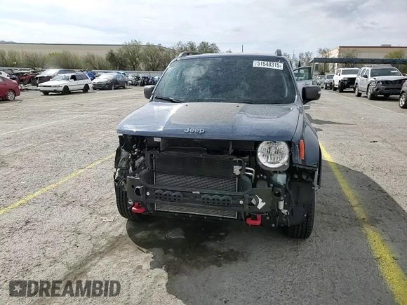2021 Jeep Renegade Trailhawk с VIN ZACNJDC16MPM92268, выставлен на аукционе Copart как лот 51548315 с пробегом 34 842 миль миль и Списание • Salvage title. История ставок и продаж доступна на DreamBid. Изображение 11.