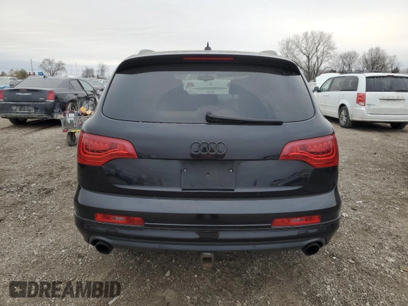 2012 Audi Q7 Premium Plus with VIN WA1LMAFEXCD009368, listed as a Copart auction lot 43187195 with 343,904 mi miles and Clean title. Bid and sale history available at DreamBid. Image 6.