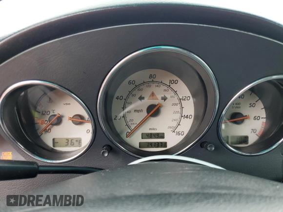 2002 Mercedes-Benz SLK-Class 2.3L Kompressor with VIN WDBKK49F92F241765, listed as a Copart auction lot 50774655 with 141,371 mi miles and Clean Title. Bid and sale history available at carsss.com. Image 9.
