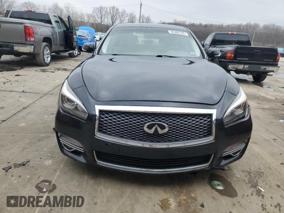 2017 Infiniti Q70 3.7 with VIN JN1BY1AP9HM740558, listed as a Copart auction lot 45380705 with 143,810 mi miles and Salvage title. Bid and sale history available at DreamBid. Image 5.