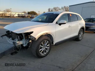 2019 Mazda CX-9 Touring with VIN JM3TCACY2K0336402, listed as a Copart auction lot 89380845 with 0 mi miles and Salvage Title. Bid and sale history available at carsss.com. Image 1.