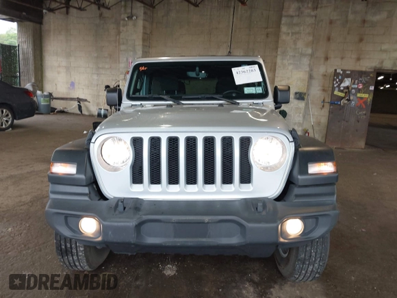 2022 Jeep Wrangler Unlimited Sport S with VIN 1C4HJXDG6NW144396, listed as a IAAI auction lot 42362283 with 19,854 mi miles and . Bid and sale history available at DreamBid. Image 13.