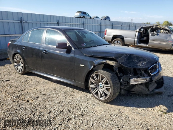 2010 BMW 5 Series 550i with VIN WBANW5C53ACT56674, listed as a Copart auction lot 70927084 with 129,722 mi miles and Salvage Title. Bid and sale history available at DreamBid. Image 4.