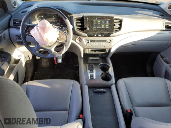 2021 Honda Pilot Special Edition with VIN 5FNYF6H2XMB034755, listed as a Copart auction lot 46273945 with 99,280 mi miles and Salvage Title. Bid and sale history available at DreamBid. Image 8.