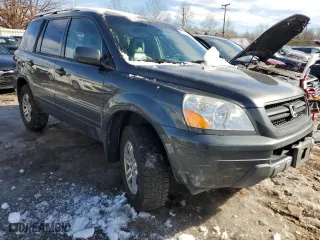 2003 Honda Pilot EX with VIN 2HKYF18693H578069, listed as a Copart auction lot 45773285 with 245,662 mi miles and Salvage Title. Bid and sale history available at carsss.com. Image 4.