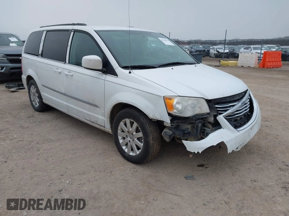 2014 Chrysler Town & Country Touring with VIN 2C4RC1BG8ER255121, listed as a IAAI auction lot 41518676 with 46,087 mi miles. Bid and sale history available at carsss.com. Image 1.