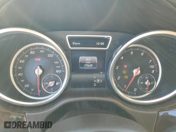 2017 Mercedes-Benz GLS 450 with VIN 4JGDF6EE5HA800107, listed as a Copart auction lot 64092525 with 77,620 mi miles and Salvage title. Bid and sale history available at DreamBid. Image 9.