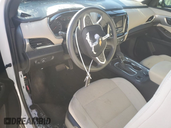 2023 Chevrolet Traverse LS with VIN 1GNEVFKW3PJ228615, listed as a Copart auction lot 72365384 with 0 mi miles and Salvage Title. Bid and sale history available at carsss.com. Image 8.
