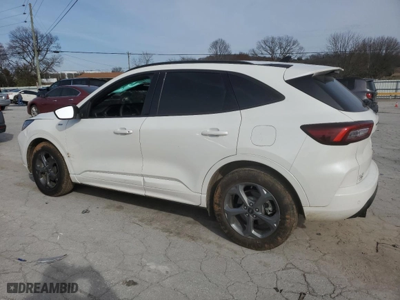 2024 Ford Escape ST-Line with VIN 1FMCU0MN5RUA55102, listed as a Copart auction lot 45964215 with 8,249 mi miles and Salvage Title. Bid and sale history available at carsss.com. Image 2.