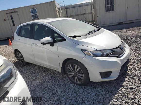 2017 Honda Fit EX-L with VIN JHMGK5H86HS012300, listed as a Copart auction lot 46422195 with 77,741 mi miles and Salvage title. Bid and sale history available at DreamBid. Image 4.