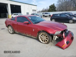 2011 Ford Mustang V6 with VIN 1ZVBP8AM1B5105444, listed as a Copart auction lot 47071455 with Not Provided miles and Salvage Title. Bid and sale history available at carsss.com. Image 4.