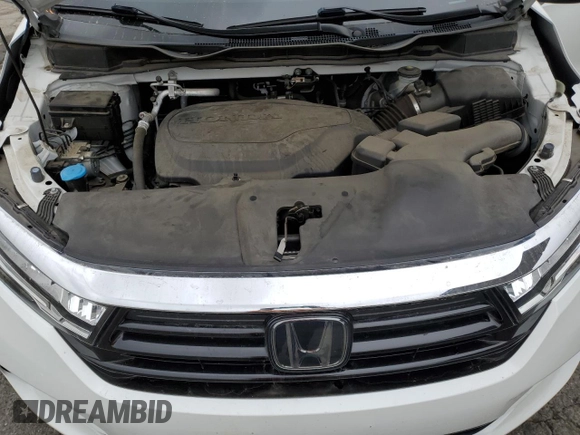 2021 Honda Odyssey Touring with VIN 5FNRL6H84MB027804, listed as a Copart auction lot 50535175 with 28,750 mi miles and Salvage Title. Bid and sale history available at carsss.com. Image 12.