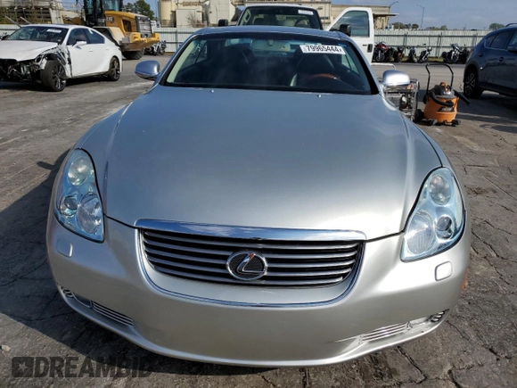 2002 Lexus SC with VIN JTHFN48Y120025049, listed as a Copart auction lot 79965444 with 41,689 mi miles and Non Repairable. Bid and sale history available at carsss.com. Image 5.