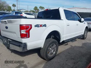 2019 Ford F-150 XL with VIN 1FTEW1E5XKKD48460, listed as a IAAI auction lot 41434707 with 98,431 mi miles. Bid and sale history available at carsss.com. Image 4.