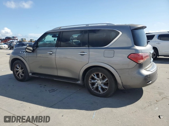 2011 Infiniti QX56 7-passenger with VIN JN8AZ2NF5B9504257, listed as a Copart auction lot 79693794 with 178,486 mi miles and Clean Title. Bid and sale history available at carsss.com. Image 2.