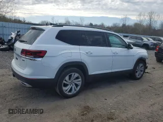 2022 Volkswagen Atlas SE with VIN 1V2HR2CAXNC501023, listed as a Copart auction lot 54332075 with 40,966 mi miles and Salvage title. Bid and sale history available at DreamBid. Image 3.