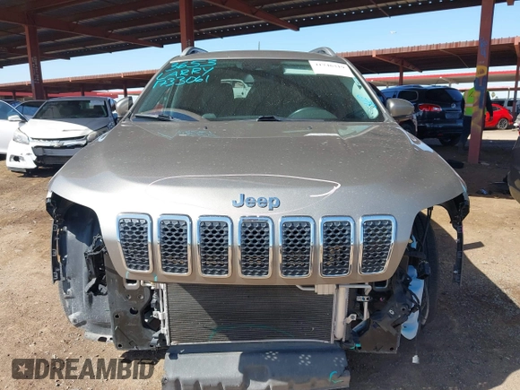2021 Jeep Cherokee Altitude with VIN 1C4PJLLBXMD155096, listed as a IAAI auction lot 41746319 with 99,423 mi miles and . Bid and sale history available at DreamBid. Image 13.
