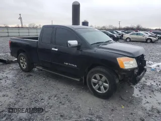 2010 Nissan Titan SE with VIN 1N6AA0CA4AN325984, listed as a Copart auction lot 48220805 with 191,926 mi miles and Salvage Title. Bid and sale history available at carsss.com. Image 4.