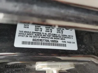 2009 Pontiac G8 with VIN 6G2ER57709L189554, listed as a Copart auction lot 76730274 with 226,593 mi miles and Clean Title. Bid and sale history available at DreamBid. Image 13.