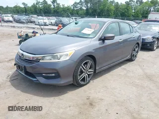 2016 Honda Accord Sport with VIN 1HGCR2F58GA076752, listed as a IAAI auction lot 42506589 with 146,474 mi miles and . Bid and sale history available at DreamBid. Image 17.