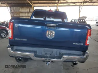 2019 Ram 1500 Big Horn/Lone Star with VIN 1C6SRFFT6KN815366, listed as a Copart auction lot 48740815 with 84,971 mi miles and Salvage Title. Bid and sale history available at carsss.com. Image 6.