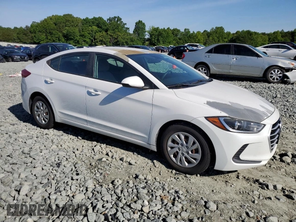 2017 Hyundai Elantra SE with VIN 5NPD74LF5HH174715, listed as a Copart auction lot 56052045 with 184,036 mi miles and Clean Title. Bid and sale history available at DreamBid. Image 4.