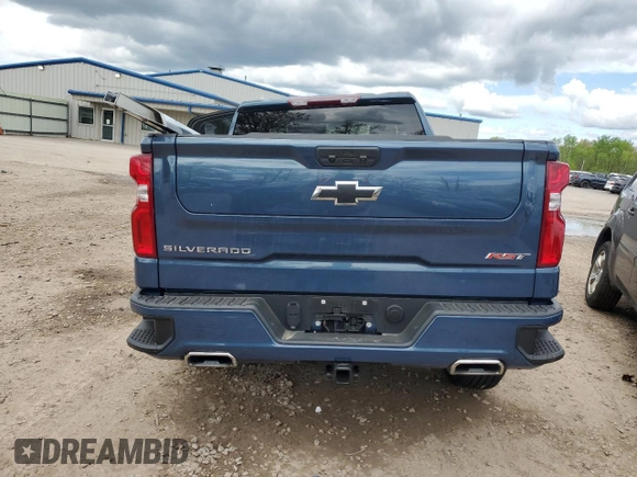 2024 Chevrolet Silverado 1500 RST with VIN 2GCUDEED1R1154684, listed as a Copart auction lot 54179294 with 0 mi miles and Salvage Title. Bid and sale history available at carsss.com. Image 6.