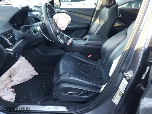 2020 Acura RDX w/Technology Pkg with VIN 5J8TC2H58LL009615, listed as a Copart auction lot 45537435 with 0 mi miles and Salvage Title. Bid and sale history available at carsss.com. Image 7.