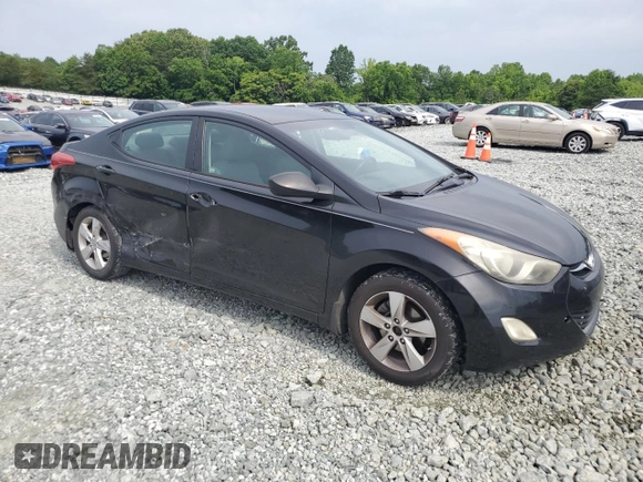 2012 Hyundai Elantra GLS z VIN KMHDH4AE9CU443235, wystawiony jako Copart lot #56295875 z przebiegiem 129 493 mil mil oraz Szkoda całkowita • Salvage title. Historia ofert i sprzedaży dostępna na DreamBid. Obrazek 4.