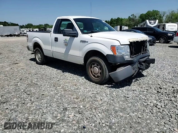 2013 Ford F-150 XL with VIN 1FTMF1CF9DFC58803, listed as a Copart auction lot 52379255 with 76,194 mi miles and Salvage title. Bid and sale history available at DreamBid. Image 11.