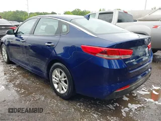 2018 Kia Optima LX with VIN 5XXGT4L34JG189030, listed as a IAAI auction lot 42367968 with 64,531 mi miles and . Bid and sale history available at DreamBid. Image 3.