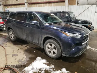 2020 Toyota Highlander L with VIN 5TDCZRBH0LS030899, listed as a Copart auction lot 75532334 with 224,693 mi miles and Salvage title. Bid and sale history available at DreamBid. Image 4.