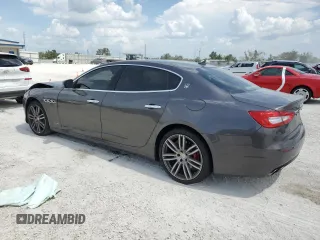 2018 Maserati Quattroporte S GranLusso with VIN ZAM56YPL6J1281490, listed as a Copart auction lot 60120163 with 59,327 mi miles. Bid and sale history available at carsss.com. Image 2.