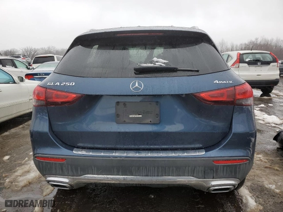 2021 Mercedes-Benz GLA with VIN W1N4N4HB9MJ271700, listed as a Copart auction lot 44228795 with 44,542 mi miles and Salvage Title. Bid and sale history available at carsss.com. Image 6.