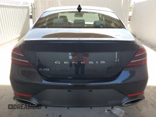 2025 Genesis G70 2.5T with VIN KMTG34SC1SU150796, listed as a Copart auction lot 83825244 with 3,003 mi miles and Clean Title. Bid and sale history available at DreamBid. Image 6.