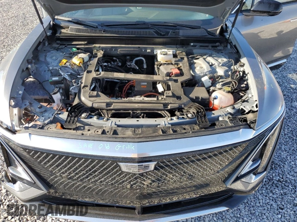 2023 Cadillac LYRIQ RWD Luxury z VIN 1GYKPMRK8PZ001087, wystawiony jako Copart lot #54224495 z przebiegiem 36 395 mil mil oraz Szkoda całkowita • Salvage title. Historia ofert i sprzedaży dostępna na DreamBid. Obrazek 12.