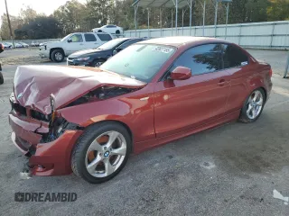 2012 BMW 1 Series 128i with VIN WBAUP7C57CVP23815, listed as a Copart auction lot 42827155 with Not provided miles and Salvage title. Bid and sale history available at DreamBid. Image 1.