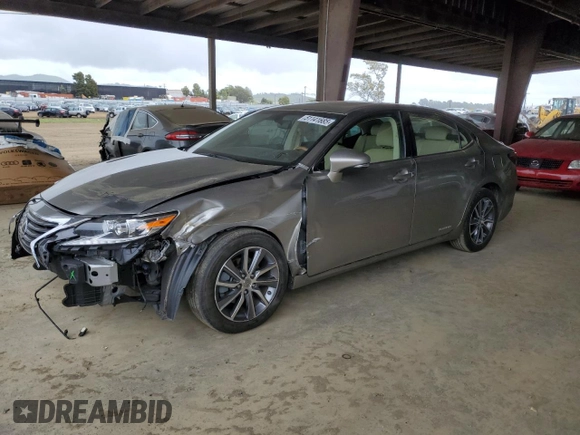 2016 Lexus ES 300h with VIN JTHBW1GG3G2117066, listed as a Copart auction lot 51141685 with 88,926 mi miles and Salvage title. Bid and sale history available at DreamBid. Image 1.