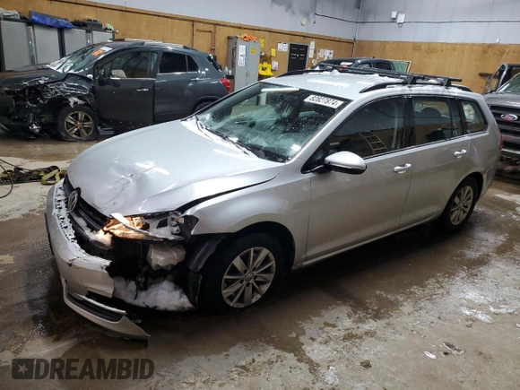 2016 Volkswagen Golf SportWagen TSI S with VIN 3VWC17AU5GM509316, listed as a Copart auction lot 82827874 with 221,848 mi miles and Clean Title. Bid and sale history available at carsss.com. Image 1.