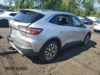 2020 Ford Escape Titanium Hybrid with VIN 1FMCU9DZ0LUC19127, listed as a Copart auction lot 64840315 with Not provided miles and Salvage title. Bid and sale history available at DreamBid. Image 3.