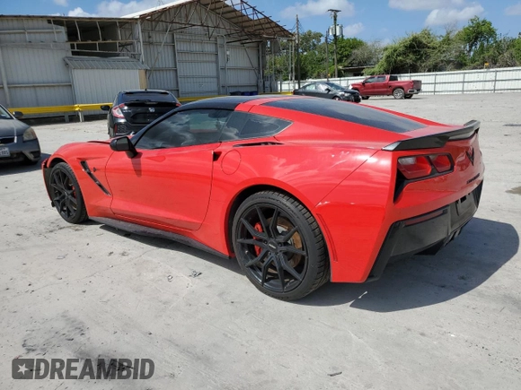 2016 Chevrolet Corvette Z51 2LT with VIN 1G1YK2D79G5111636, listed as a Copart auction lot 66278654 with 55,472 mi miles and Salvage Title. Bid and sale history available at carsss.com. Image 2.