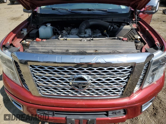 2016 Nissan Titan XD Platinum Reserve with VIN 1N6BA1F42GN501231, listed as a Copart auction lot 55454804 with 93,407 mi miles and Salvage Title. Bid and sale history available at carsss.com. Image 11.