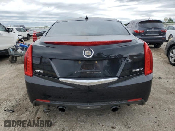 2013 Cadillac ATS with VIN 1G6AA5RX6D0139508, listed as a Copart auction lot 58381625 with 77,604 mi miles and Salvage title. Bid and sale history available at DreamBid. Image 6.
