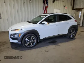 2020 Hyundai Kona Limited with VIN KM8K33A56LU460316, listed as a Copart auction lot 42755795 with 45,281 mi miles and Clean Title. Bid and sale history available at carsss.com. Image 1.