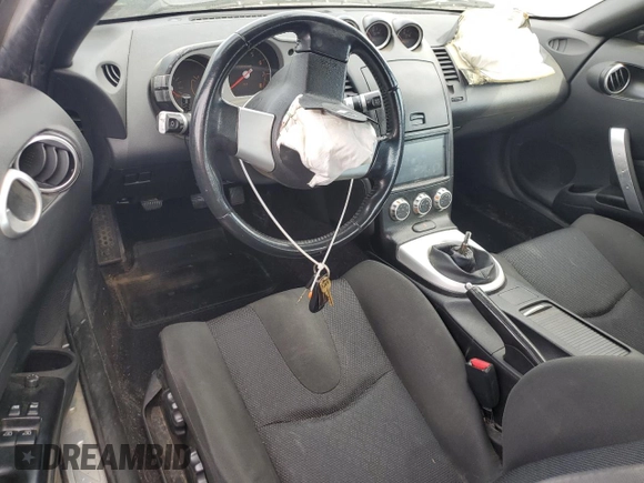 2006 Nissan 350Z with VIN JN1AZ34DX6M311061, listed as a Copart auction lot 50925715 with Not provided miles and Salvage title. Bid and sale history available at DreamBid. Image 8.