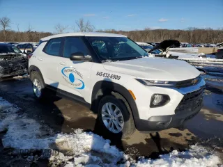 2022 Chevrolet TrailBlazer LS with VIN KL79MNSL3NB015438, listed as a Copart auction lot 44710355 with 38,187 mi miles and Salvage Title. Bid and sale history available at carsss.com. Image 4.