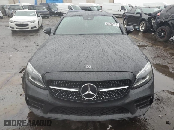 2019 Mercedes-Benz C 300 with VIN WDDWJ8EB4KF931378, listed as a Copart auction lot 80701354 with 49,780 mi miles and Salvage Title. Bid and sale history available at DreamBid. Image 5.
