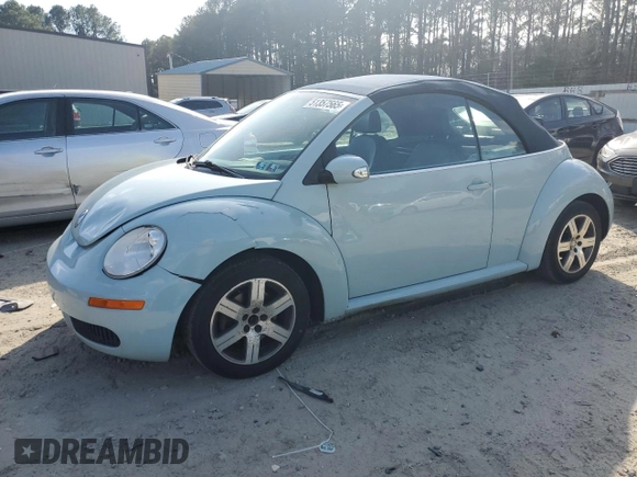 2006 Volkswagen Beetle z VIN 3VWRF31YX6M332610, wystawiony jako Copart lot #51357565 z przebiegiem 163 314 mil mil oraz Szkoda całkowita • Salvage title. Historia ofert i sprzedaży dostępna na DreamBid. Obrazek 1.